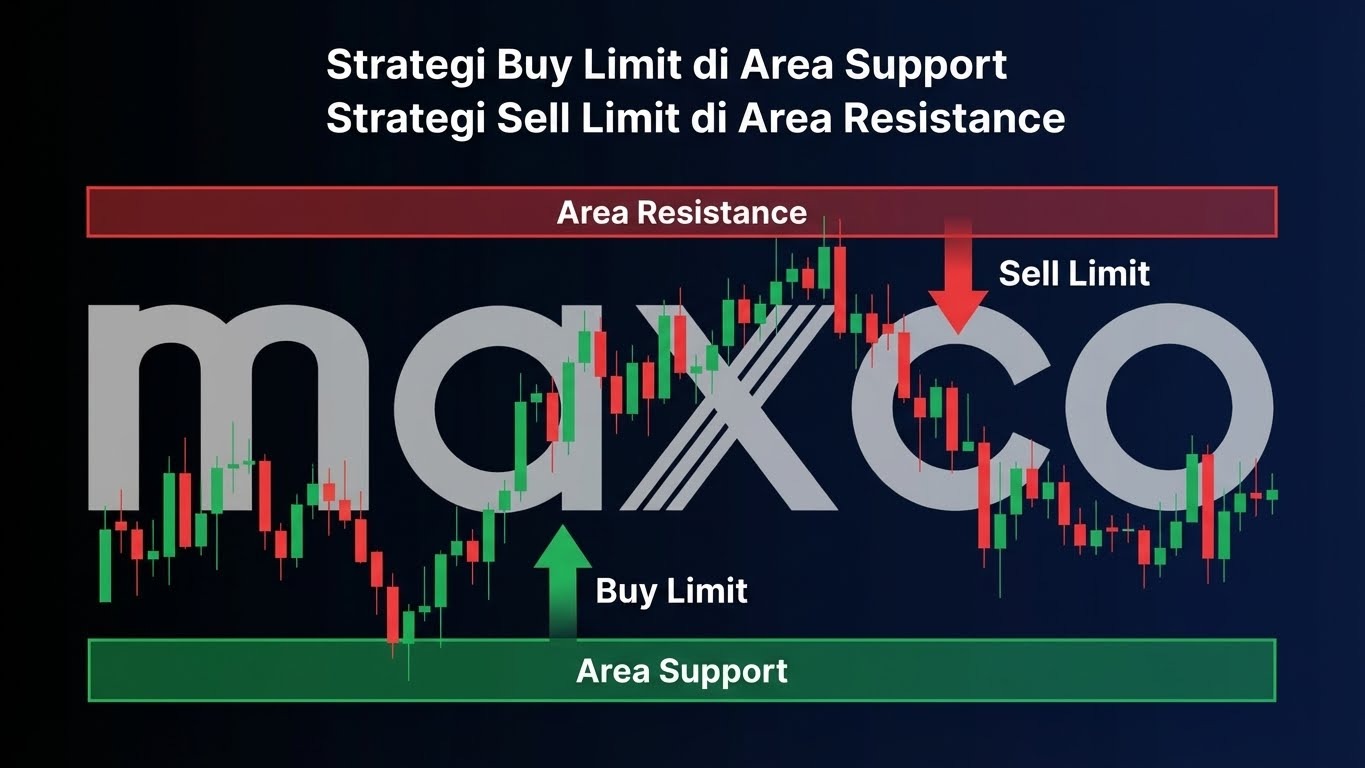 Strategi Sell Limit di Area Resistance