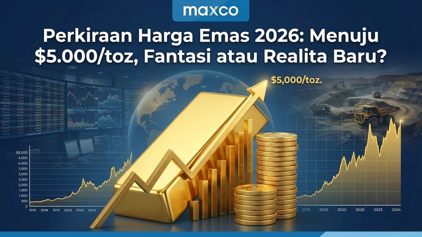 Perkiraan Harga Emas 2026: Menuju $5.000/toz, Fantasi atau Realita Baru?