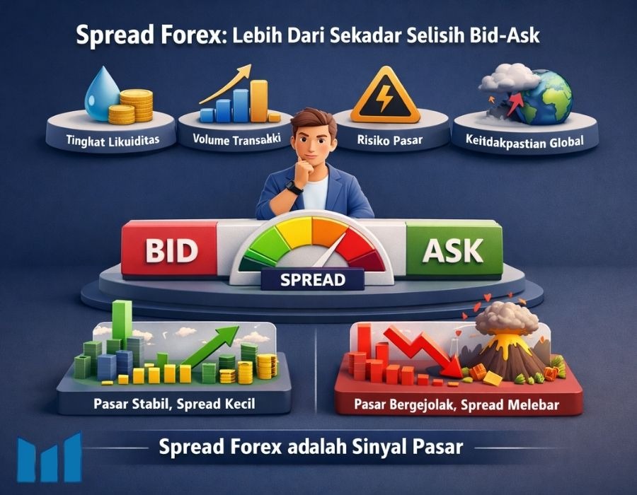Spread Forex Bukan Sekadar Selisih Bid-Ask