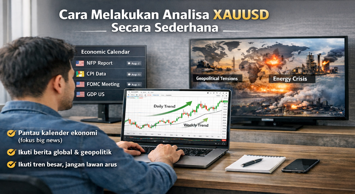 Cara Melakukan Analisa XAUUSD Secara Sederhana