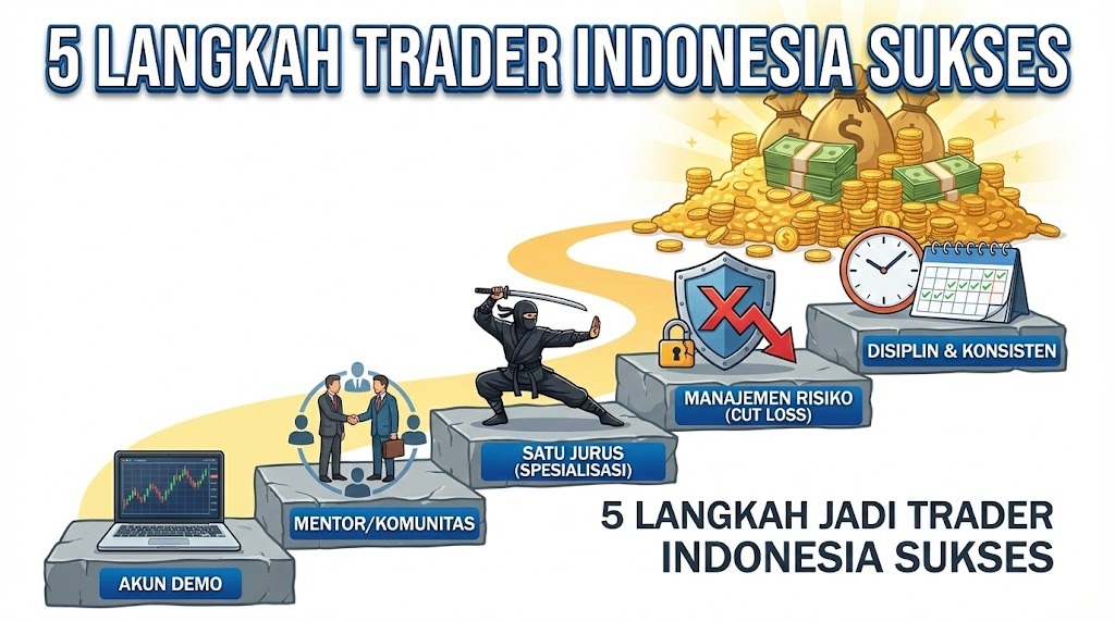 5 Langkah Trader Indonesia Sukses