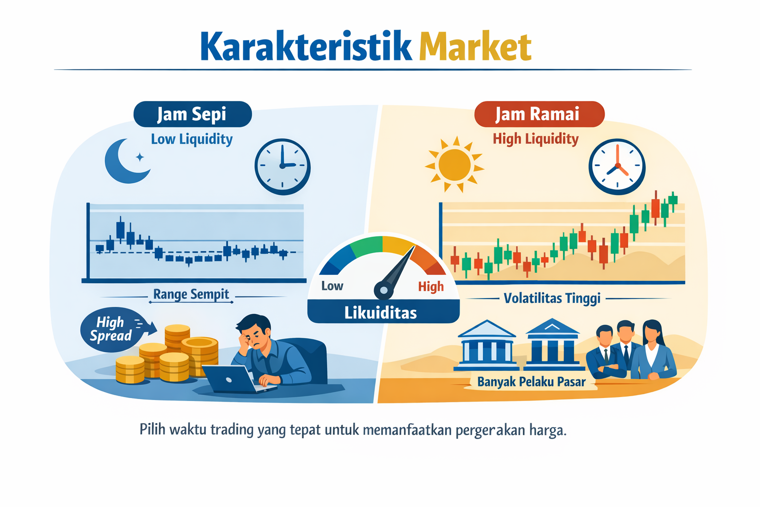 Memahami Karakteristik Pasar: Mengapa Tidak Perlu 24 Jam Trading?