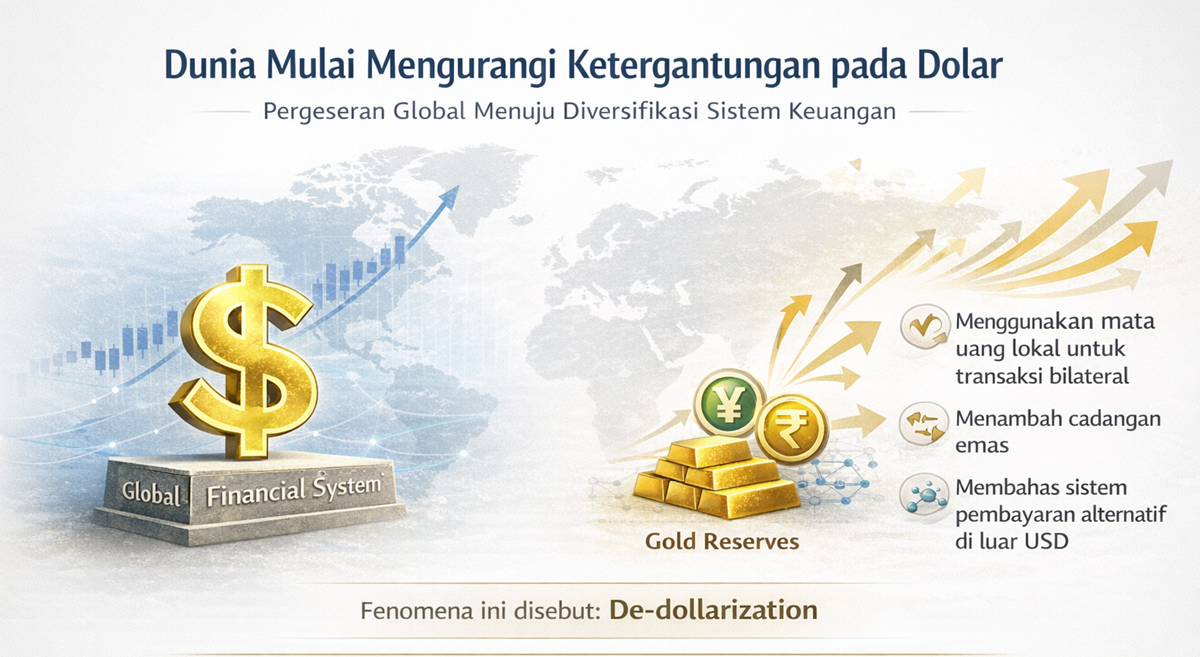 Prediksi Emas 2026: Akankah De-Dolarisasi Jadi Bahan Bakar All-Time High Baru?