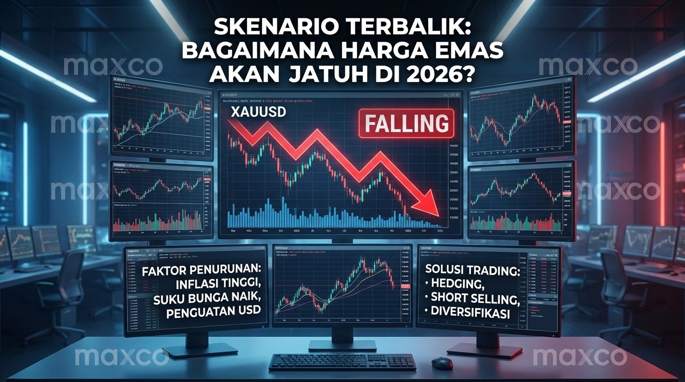 Skenario Terbalik: Bagaimana Prediksi Emas 2026 Turun? Faktor Penentu dan Solusi Praktis Trading XAUUSD