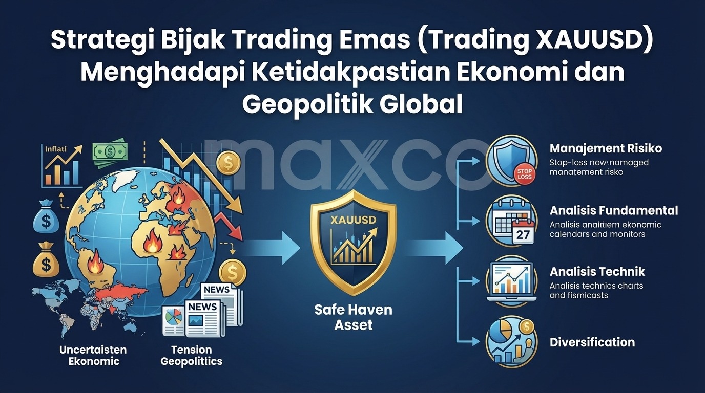Strategi Bijak Trading Emas (Trading XAUUSD) Menghadapi Ketidakpastian Ekonomi dan Geopolitik Global
