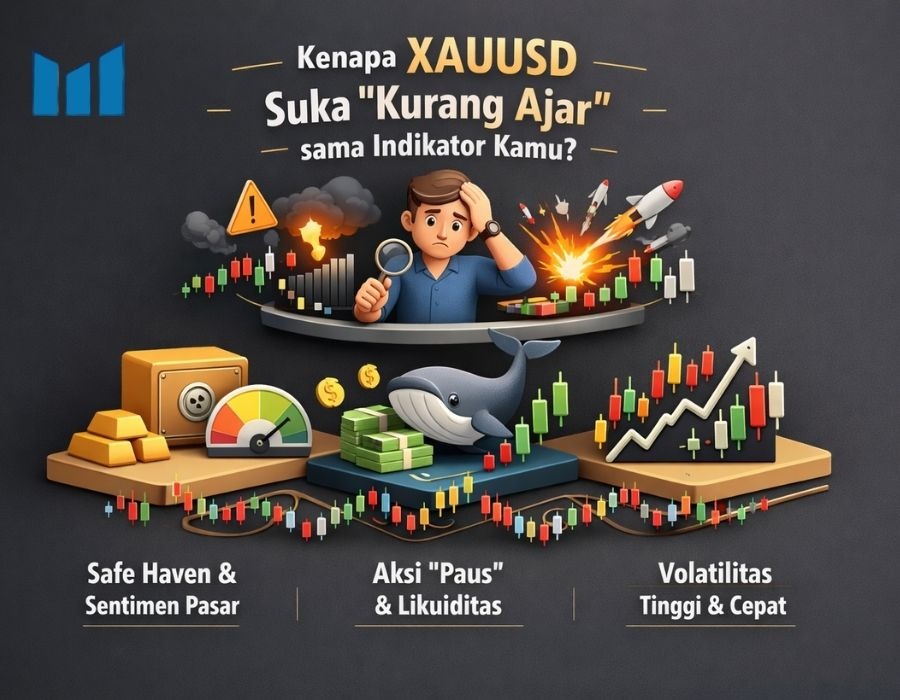Kenapa Trading XAUUSD Suka “Kurang Ajar” sama Indikator Kamu?
