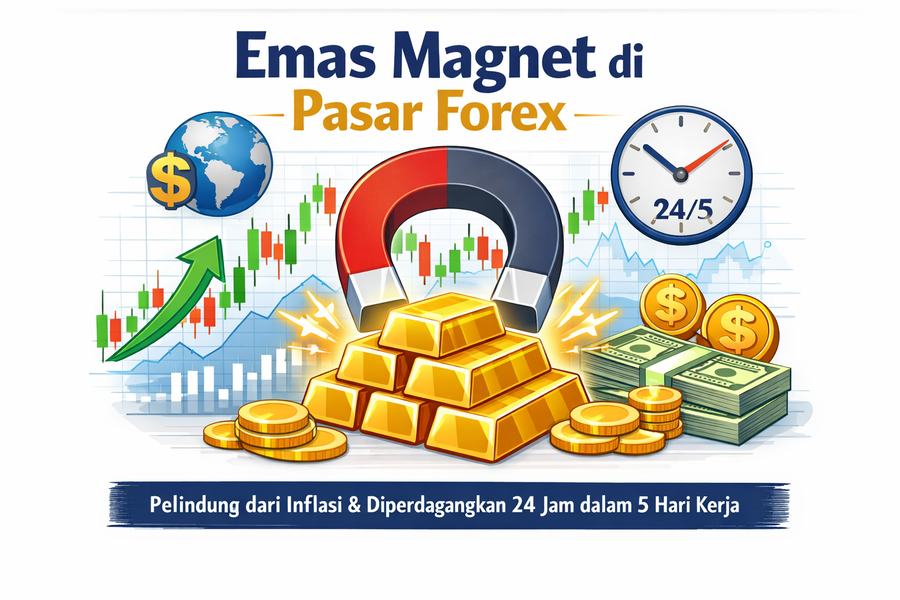Mengapa Emas Menjadi Magnet di Pasar Seputar Forex?