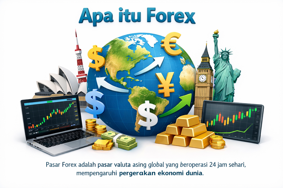Wajib Tahu! Panduan Belajar Trading Forex Lengkap untuk Memahami Pergerakan Harga Emas di Market