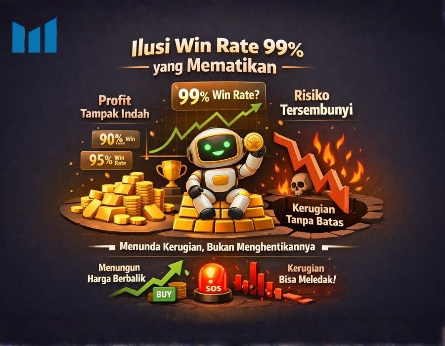Anatomi Robot Trading Emas: Kenapa Dia "Haram" Pakai Stop Loss?