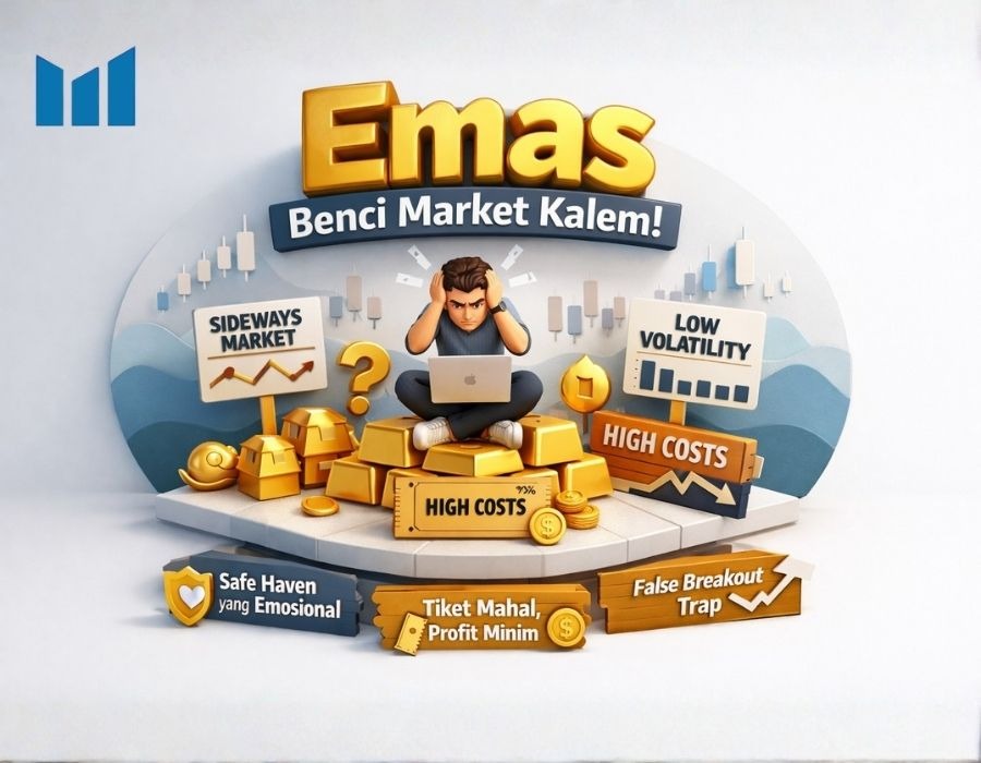 Kecanduan Volatilitas: Kenapa Strategi Trading Emas Kamu Malah Sering Zonk Pas Market Lagi Kalem-kalem Aja?