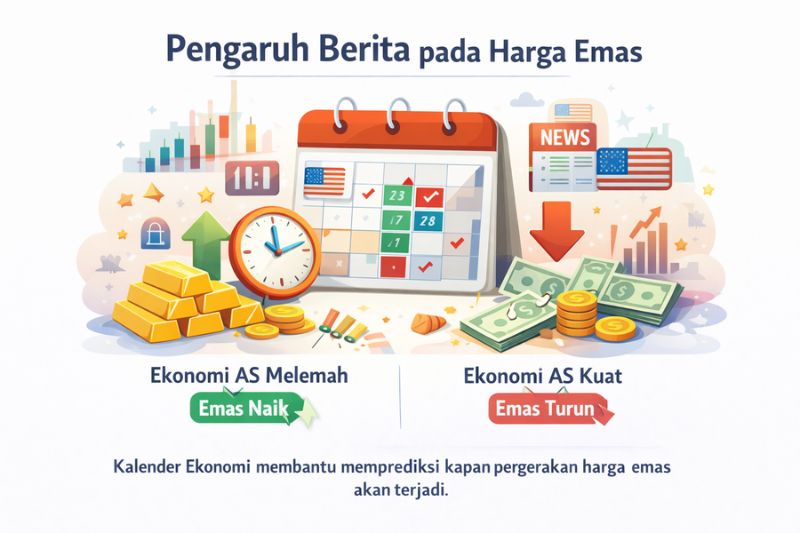 Mengapa Harga Emas Sangat Bergantung pada Kalender Ekonomi?