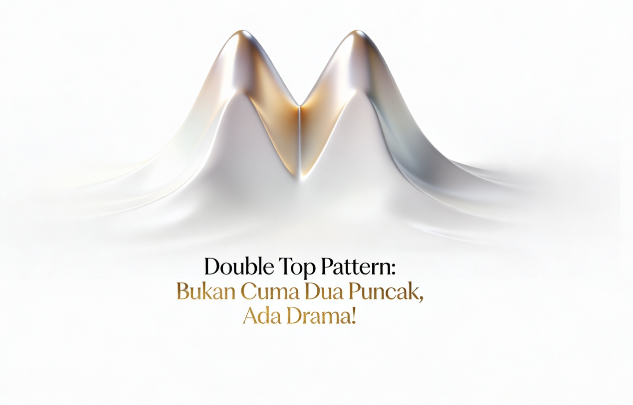 Double Top Pattern Itu Bukan Sekadar Dua Puncak, Ada Drama di Dalamnya