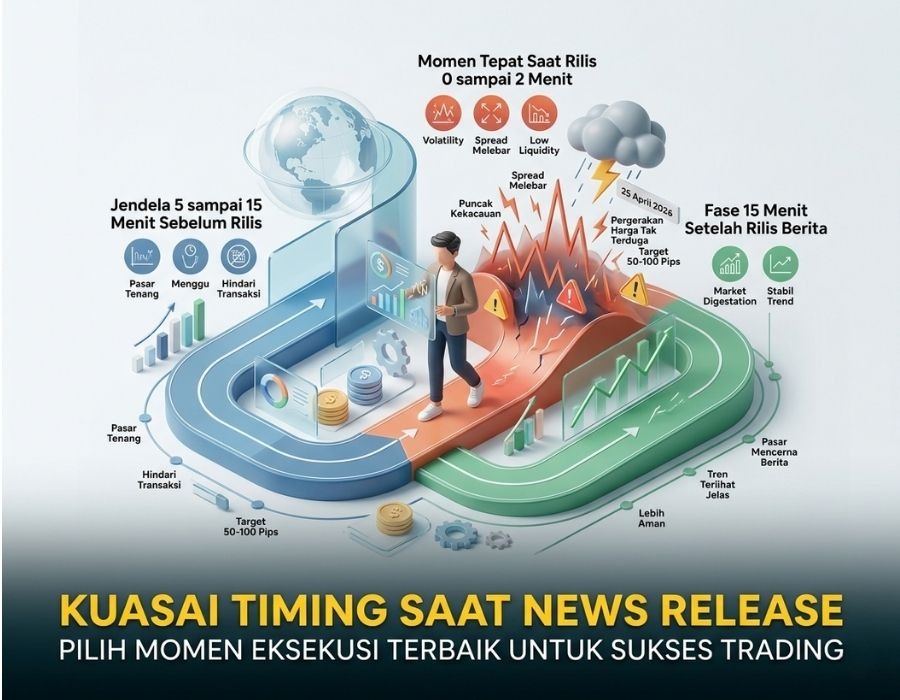 Menentukan Timing Eksekusi Terbaik di Tengah Badai Rilis Forex News Trading