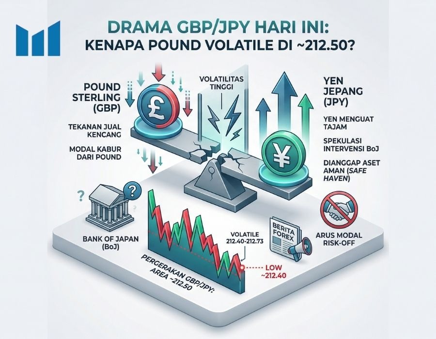 Update Berita Forex 9 April: Pound Sterling Volatile di 212.50 Sesi Asia, Efek Yen Menguat?