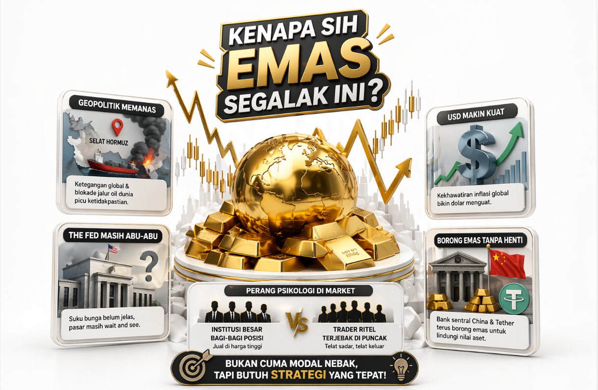 Ini Dia Kuncinya Strategi Trading XAUUSD: Ngendaliin Diri Sendiri