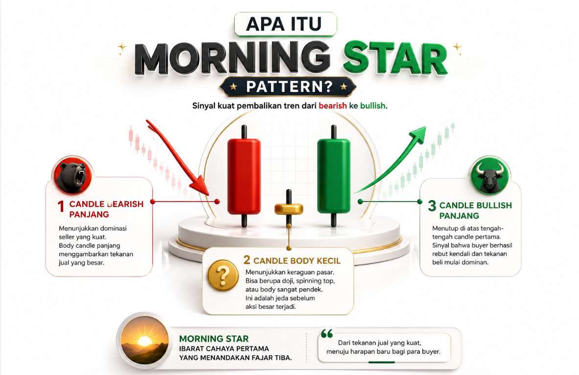 Apa Itu Morning Star Pattern?