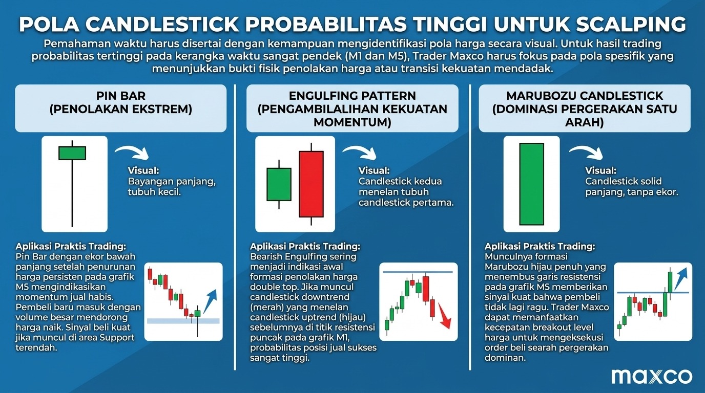 Pola Candlestick Probabilitas Tinggi untuk Teknik Scalping Forex