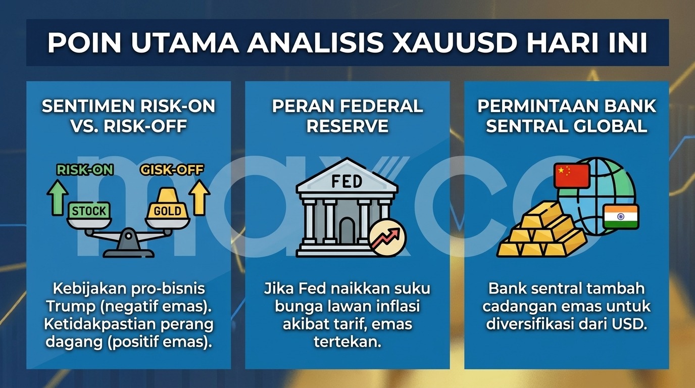 Poin-Poin Penting Analisa XAUUSD Hari Ini