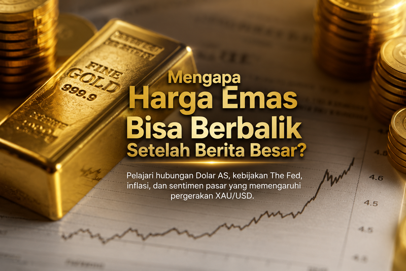 Mengapa Harga XAUUSD Hari Ini Sedang Menjebak Ribuan Trader Retail?