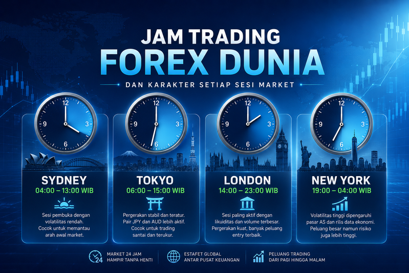 Jam Sesi Trading Forex