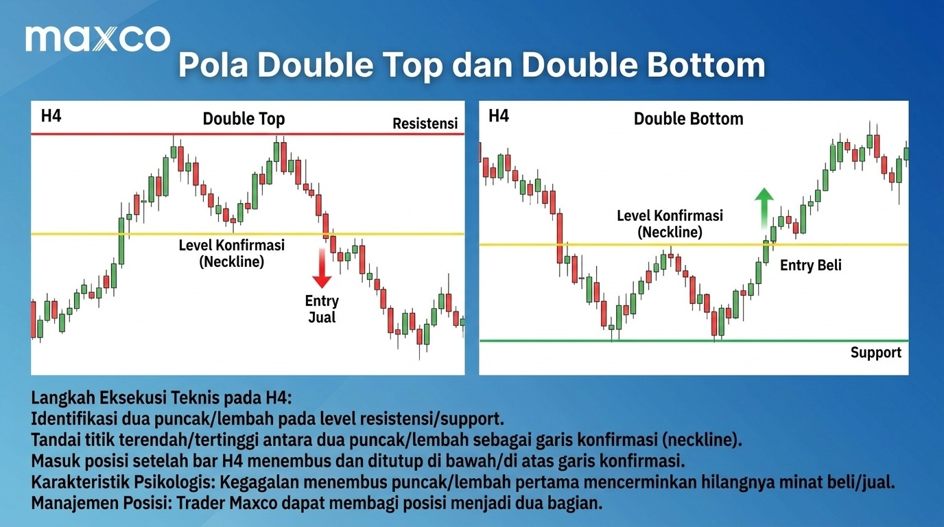 5 Chart Pattern Paling Recommended di Timeframe H4: Strategi Akurasi Tinggi untuk Trader Maxco