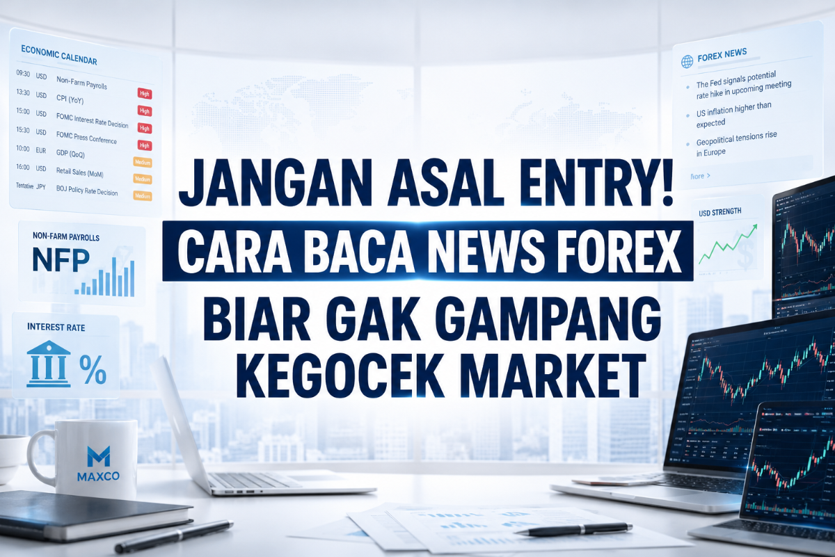 Jangan Asal Entry! Cara Melihat News Forex Biar Gak Gampang Kegocek Market