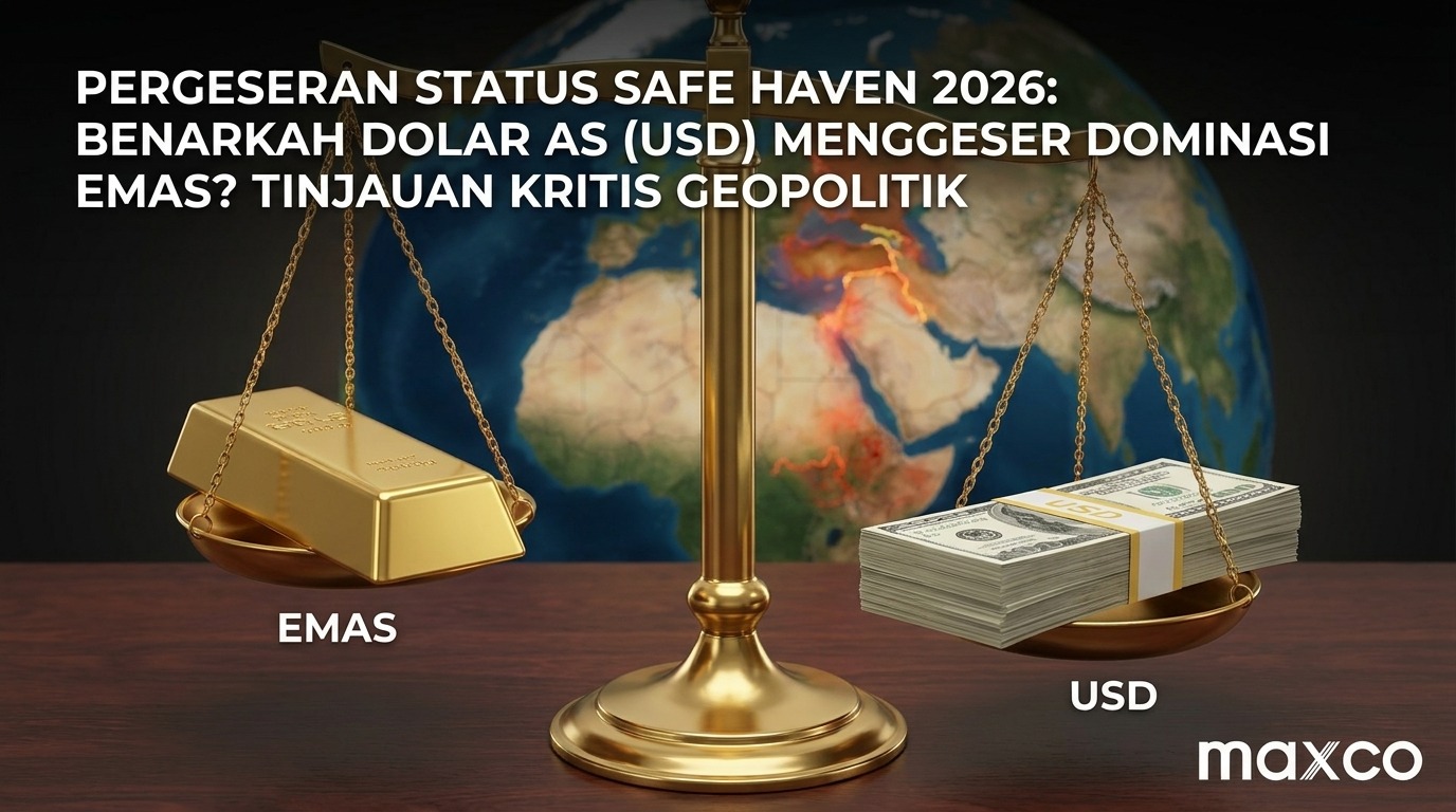 Harga Emas Hari Ini: Pergeseran Status Safe Haven 2026, Benarkah Dolar AS (USD) Menggeser Dominasi Emas?