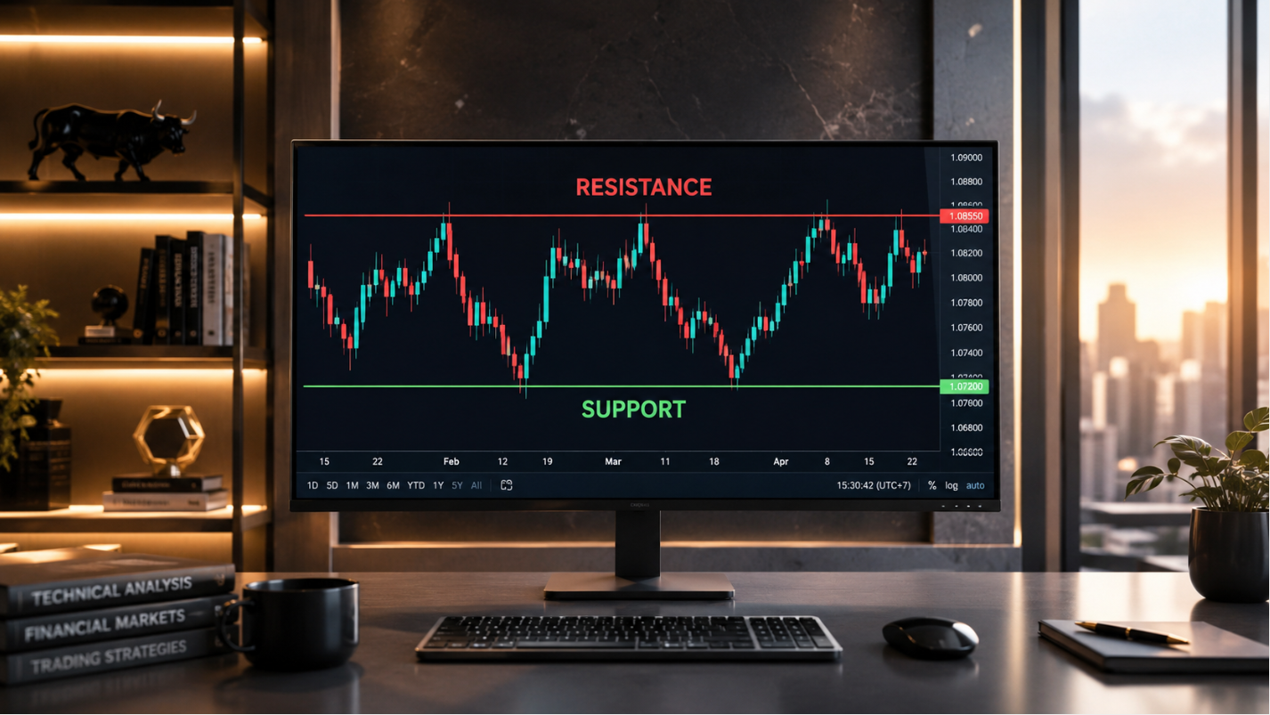 Cara Jitu Nemuin Support Resistance Forex Biar Gak Boncos Terus!