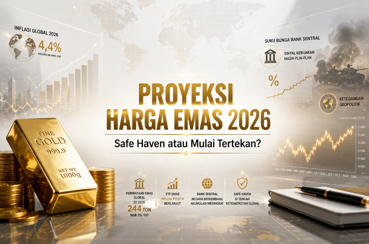 Harga Emas 2026: Proyeksi, Faktor Pendorong, dan Strategi Trading untuk Traders