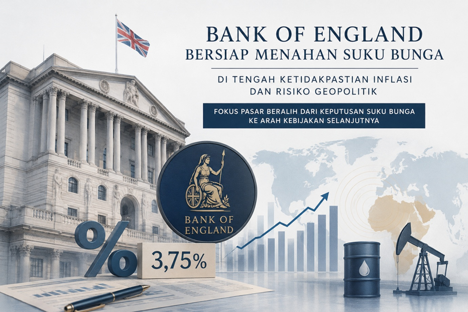 Bank of England Pertahankan Suku Bunga 3,75%: Simak Dampaknya bagi Poundsterling dan Pasar Global
