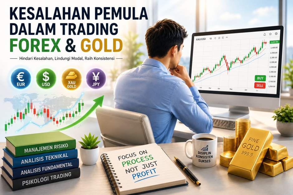 Mengapa Sebagian Besar Trader Pemula Gagal Bertransaksi di Forex & Gold?