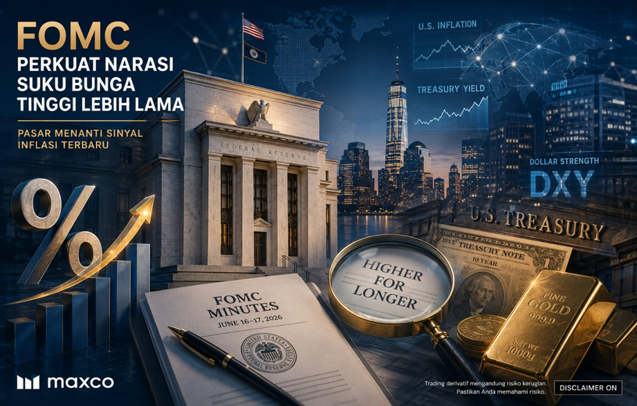 FOMC Perkuat Narasi Suku Bunga Tinggi Lebih LamaPasar Menanti Sinyal Inflasi Terbaru