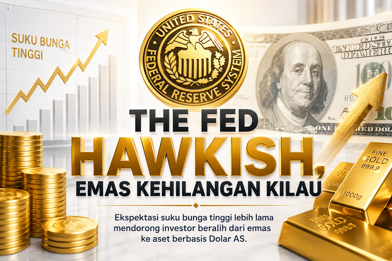 Tekanan Beruntun Analisa Forex Hari Ini Ungkap Mengapa Harga Emas Babak Belur Dihantam The Fed dan Tensi Geopolitik Global