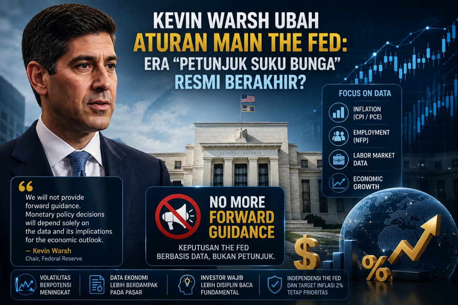 Kevin Warsh Ubah Aturan Main The Fed: Era "Petunjuk Suku Bunga" Resmi Berakhir?