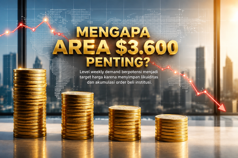 Mengapa Target $3.600 Menjadi Magnet Likuiditas Terbesar Analisis XAUUSD bagi Emas Saat Ini?