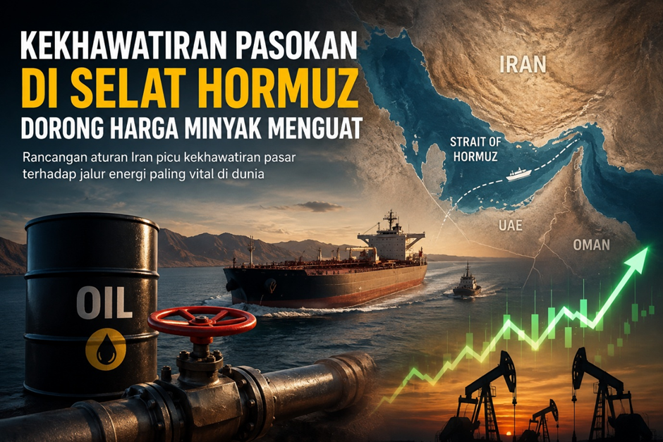 Selat Hormuz Belum Benar-Benar Aman,Pasar Minyak Masih Waspada